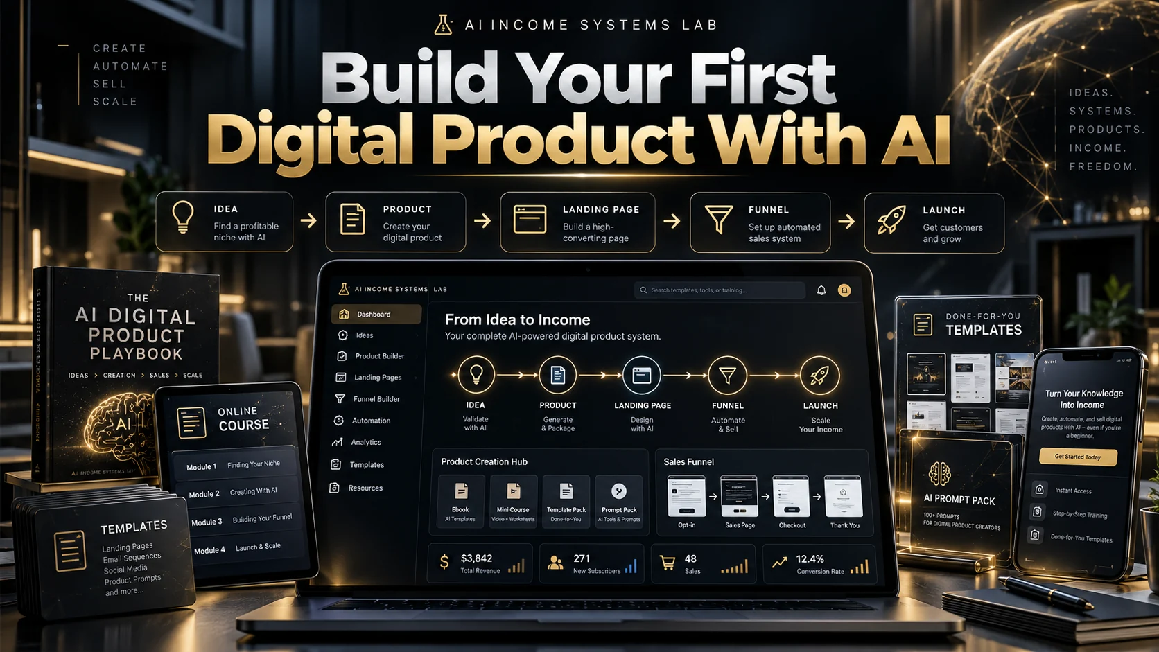 Cover image for Build Your First Digital Product With AI